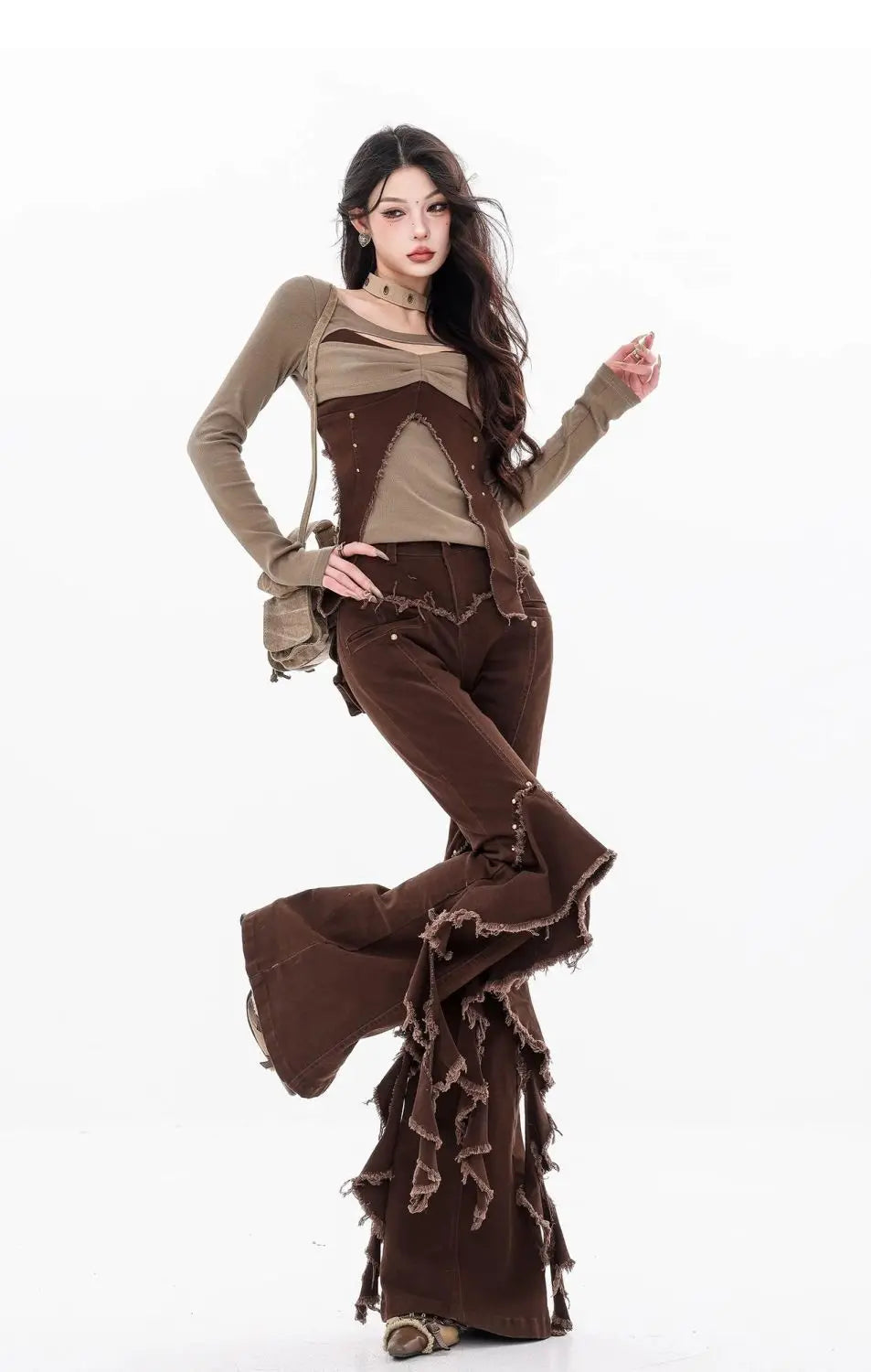 ​​Jeans Vintage Mujer 2025 – Tiro Alto & Pierna Flare