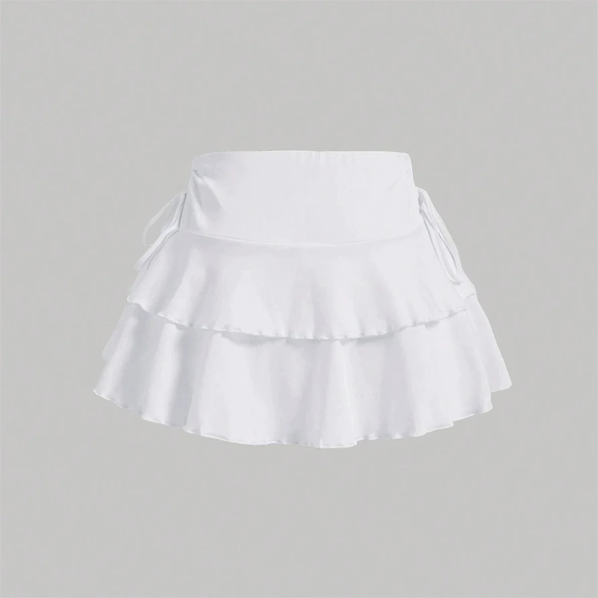 2025 New Solid Color Skirt Women Summer Fashion Outdoor Versatile High Waist Slim Fit Elastic Waist Short Skirt Goods in Stock