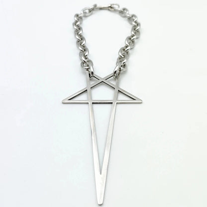 🖤 Gothic Star Cross Necklace ✝️