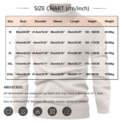 Men’s Thick Turtleneck Sweater