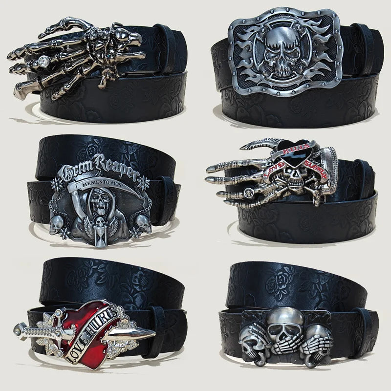 Skull Reaper Belt 💀🖤