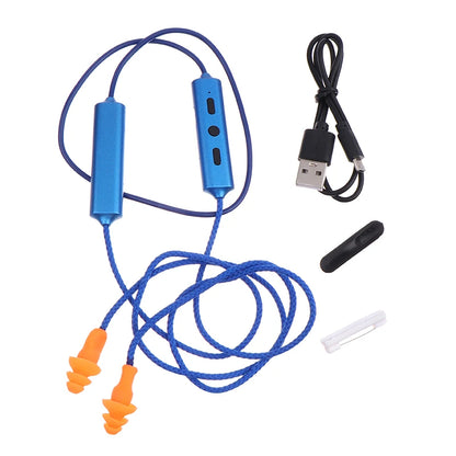 Wired Bluetooth Work Earplug Headset – Noise Suppression & Hearing Protection
