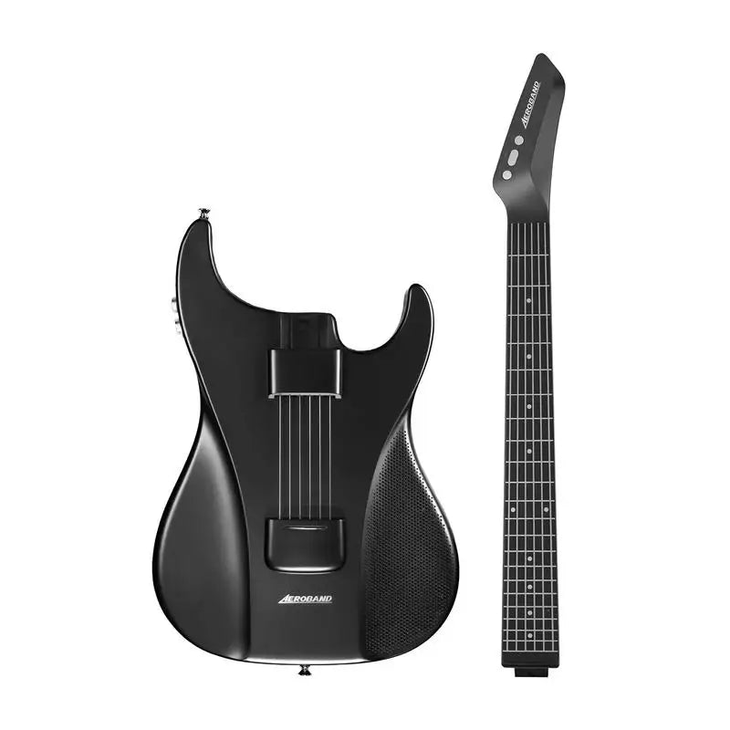 🖤 AeroBand “Silent Storm” Smart Guitar ⚡ Future Sound of Darkness