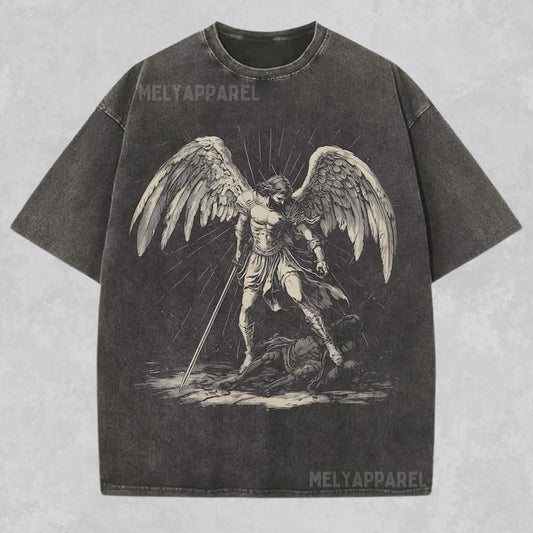 “Fallen Archangel ⚔️ Vintage Dark Tee”