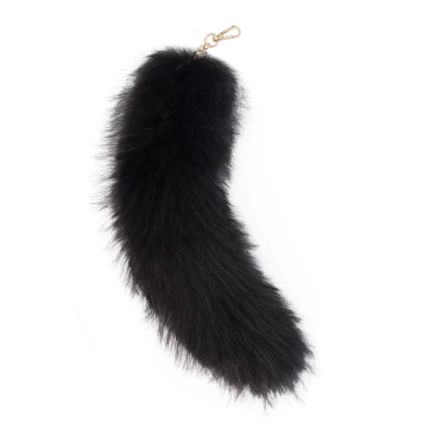 Dark Tail Charm™ – Faux Fur Cat & Fox Tails for Cosplay, Bags & Streetwear Aesthetic