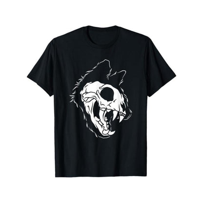"Dark Feline 💀 – Emo Gothic Band Oversized Shirt ⚡"