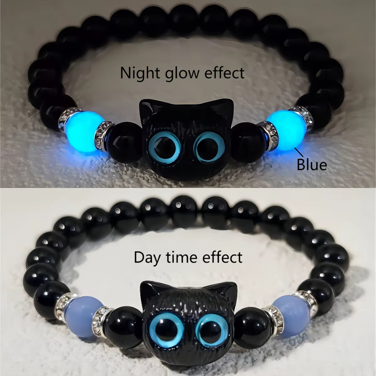 Glow-in-the-Dark Kitten Bracelet ✨🐱