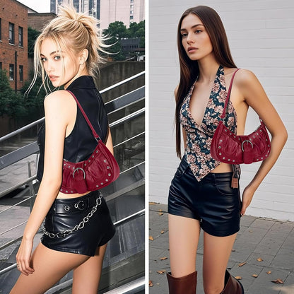 Y2K Punk Shoulder Bag 👜🔥