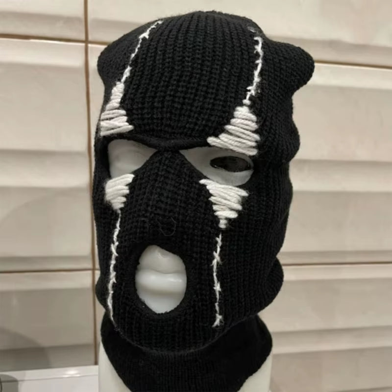 Scary Knit Ski Mask Beanie