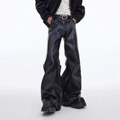 Emo Street Leather Pants for Men 🖤