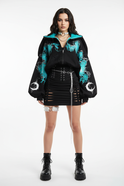 Imagen de producto - conjunto gótico turquesa